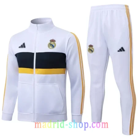 Chándal Real Madrid 2026-27 Blanco y Amarillo