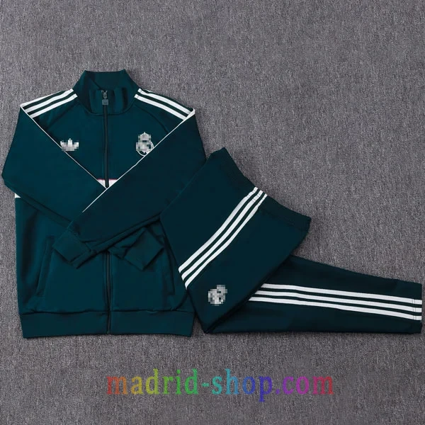 Chándal Real Madrid 2026-27 Verde Oscuro Chándal Real Madrid 26-27 Verde Oscuro