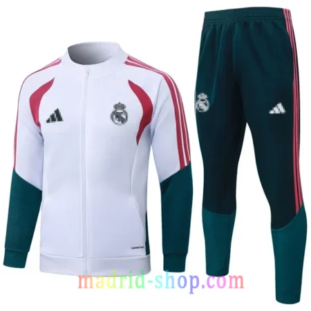 Chaqueta Chándal Real Madrid 2026-27 Blanco y Rosa