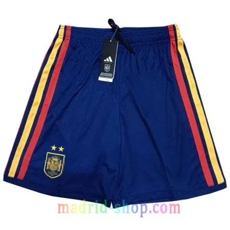 Pantalón Corto España 2 Estrellas Primera Equipación 2026-27 Azul Marino