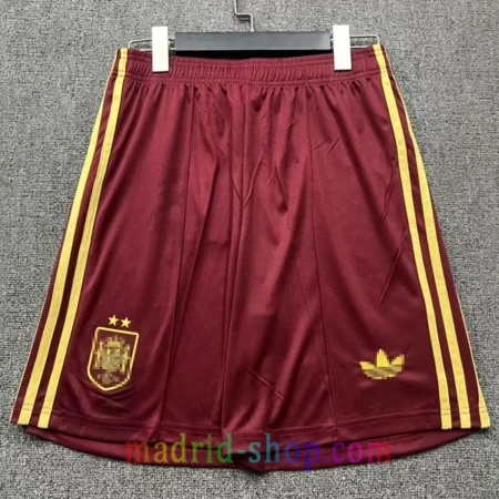 Pantalón Corto España 2 Estrellas Segunda Equipación 2026-27 Rojo