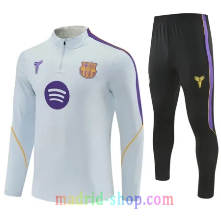 Sudadera de Entrenamiento Barcelona 2026-27 Niño Gris Claro