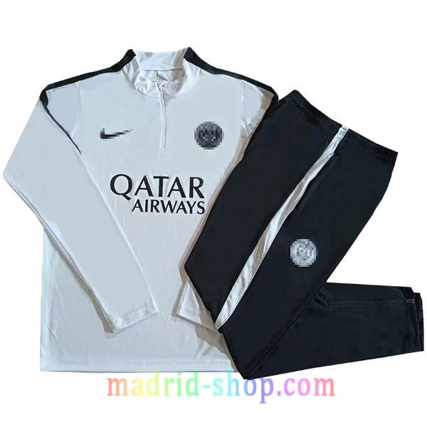 Sudadera de Entrenamiento PSG 2026-27 Blanco y Negro Sudadera de Entrenamiento PSG 26-27 Blanco y Negro