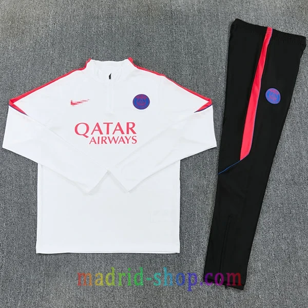Sudadera de Entrenamiento PSG 2026-27 Blanco Sudadera de Entrenamiento PSG 26-27 Blanco