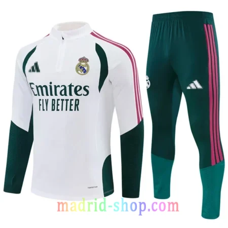 Sudadera de Entrenamiento Real Madrid 2026-27 Blanco y Verde