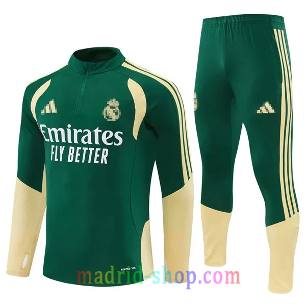 Sudadera de Entrenamiento Real Madrid 2026-27 Niño Verde Sudadera de Entrenamiento Real Madrid 2026-27 Niño Verde