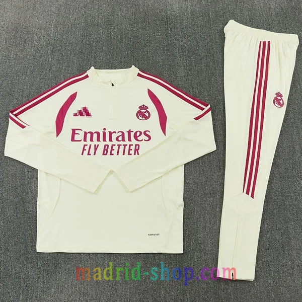 Sudadera de Entrenamiento Real Madrid 2026-27 Beige Sudadera de Entrenamiento Real Madrid 26-27 Beige