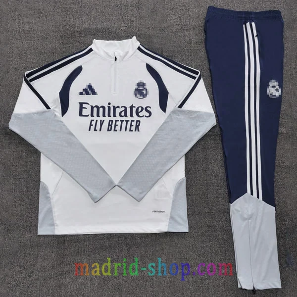 Sudadera de Entrenamiento Real Madrid 2026-27 Niño Blanco Sudadera de Entrenamiento Real Madrid 26-27 Niño Blanco